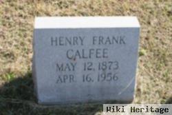 Henry Frank Calfee