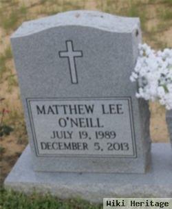 Matthew Lee "matt" O'neill