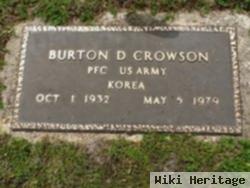 Burton D Crowson