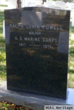 Maj Ralph Lorin Powell