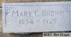 Mary E Brown