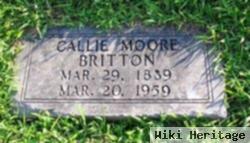 Caroline Lutitia "callie" Moore Britton