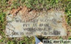 William Fred Haynie