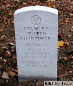 Pfc Stanley Joseph Rutkowski