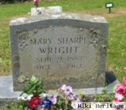 Mary Sharpe Wright