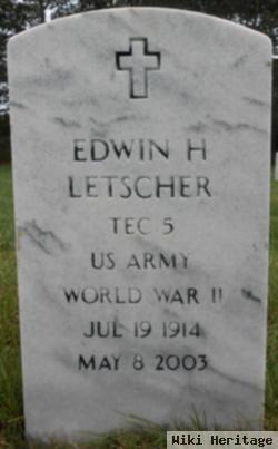 Edwin H Letscher