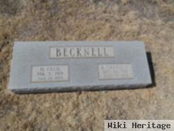 H Cecil Becknell