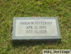 Orrin Wilbert Fetterolf