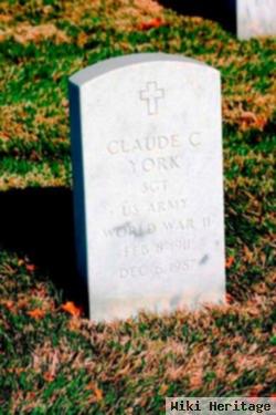 Claude C York