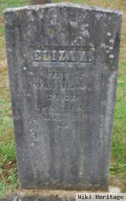 Eliza A Hayes