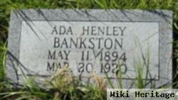 Ada Ethel Henley Bankston