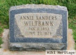 Annie Sanders Wiltbank