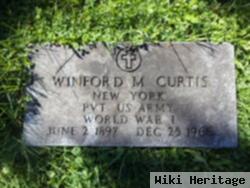 Winford M Curtis