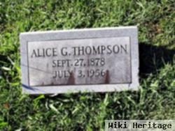 Alice G Thompson