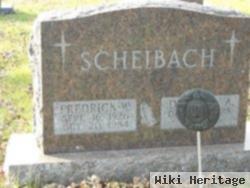 Frederick W "fritz" Scheibach, Jr