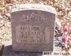 Malisa J Warnock