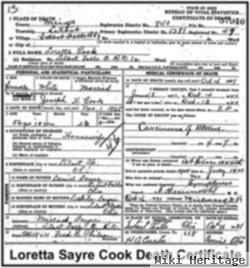 Loretta Sayre Cook