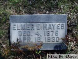 Elmer E Hayes