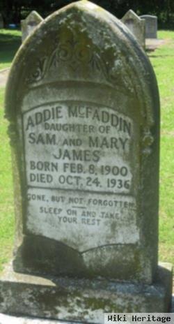 Addie Mcfaddin