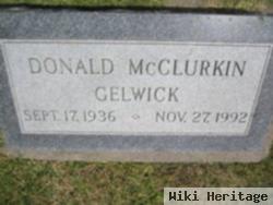 Donald Mcclurkin Gelwick