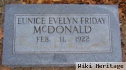 Eunice Evelyn Friday Mcdonald