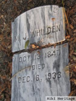 M J Whidden