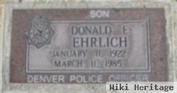 Donald E Ehrlich