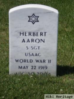 Sgt Herbert Aaron