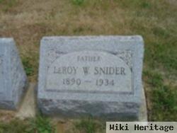 Leroy Warren Snider