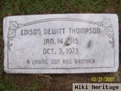 Edison Dewitt Thompson