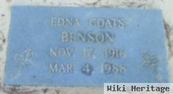 Edna Iris Coats Benson