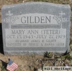 Mary Ann Teter Gilden