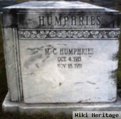 M. C. Humphries