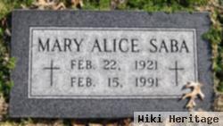 Mary Alice Baumer Saba