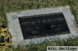 Stephen R Mccullugh