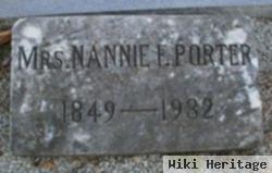 Mrs Nannie F. Porter