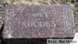 Jane E Rhodes