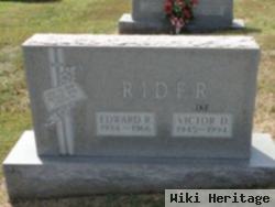 Rev Edward Ray "eddie" Rider