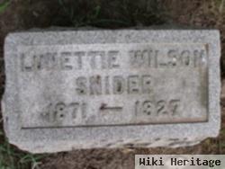 Lunettie Wilson Snider