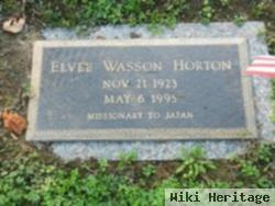 Elvee Wasson Horton