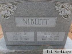 Milton J Niblett