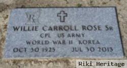 Willie Carroll Rose, Sr