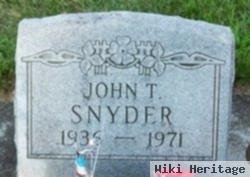 John T Snyder