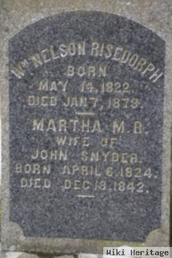 Martha M. Risedorph Snyder