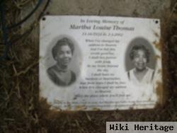 Martha Louise Thomas