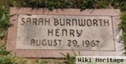 Sarah Burnworth Henry