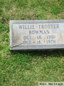 Willie Trotter Bowman