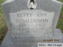 Betty Ann Tomlinson