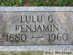 Lulu Gertrude Vaughn Benjamin