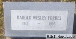 Harold Wesley Forbes